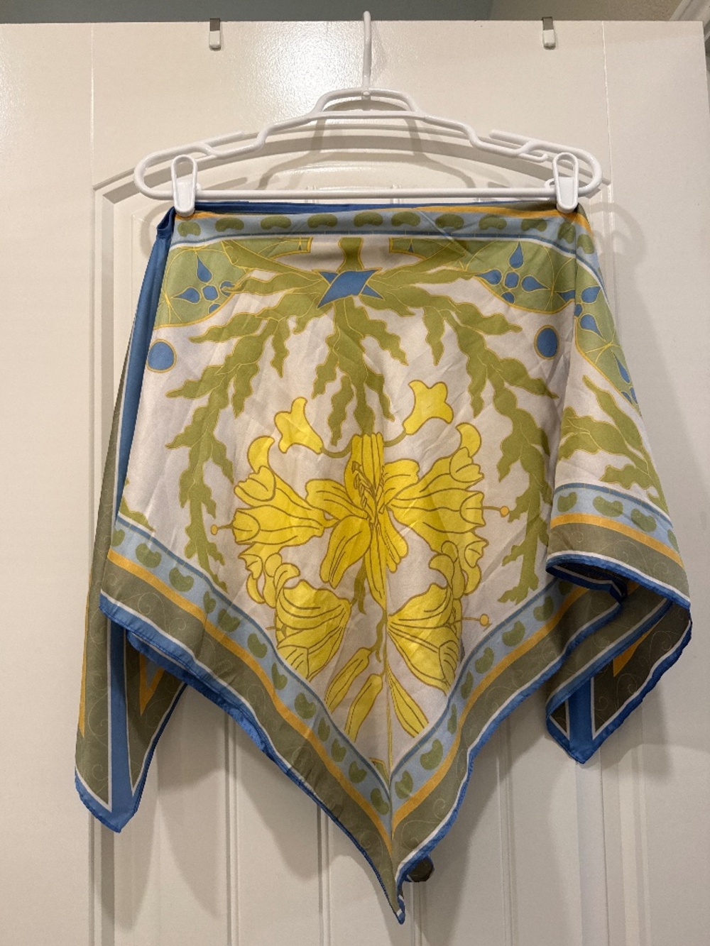 Anthropologie Printed Scarf Poncho